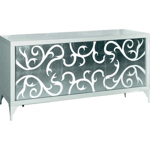  madia credenza moderna frassino e rovere bianco l 180 x 45x 81 h.