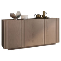 Madia credenza moderna in legno massello 3 ante 180x48x88 - Mobili 2G