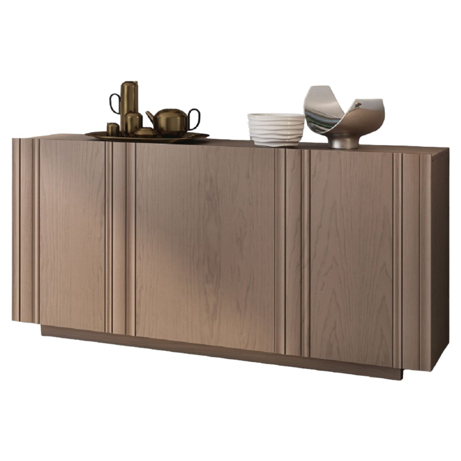 Madia credenza moderna in legno massello 3 ante 180x48x88 - Mobili 2G