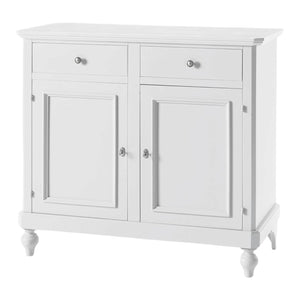 Madia credenza napoletana 2 ante laccato bianco sporco l 112 p 49 h 98 - Mobili 2G