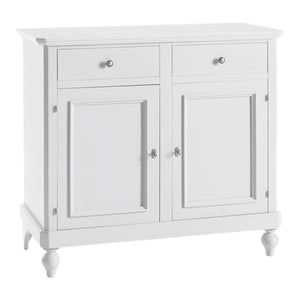 Madia credenza napoletana 2 ante laccato bianco sporco l 112 p 49 h 98 - Mobili 2G