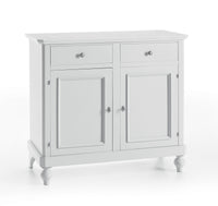 Madia credenza napoletana 2 ante laccato bianco sporco l 112 p 49 h 98 - Mobili 2G