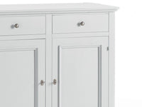 Madia credenza napoletana 3 ante bianco sporco l.160p.50.h.102 - Mobili 2G