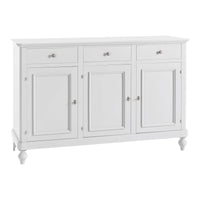 Madia credenza napoletana 3 ante bianco sporco l.160p.50.h.102 - Mobili 2G