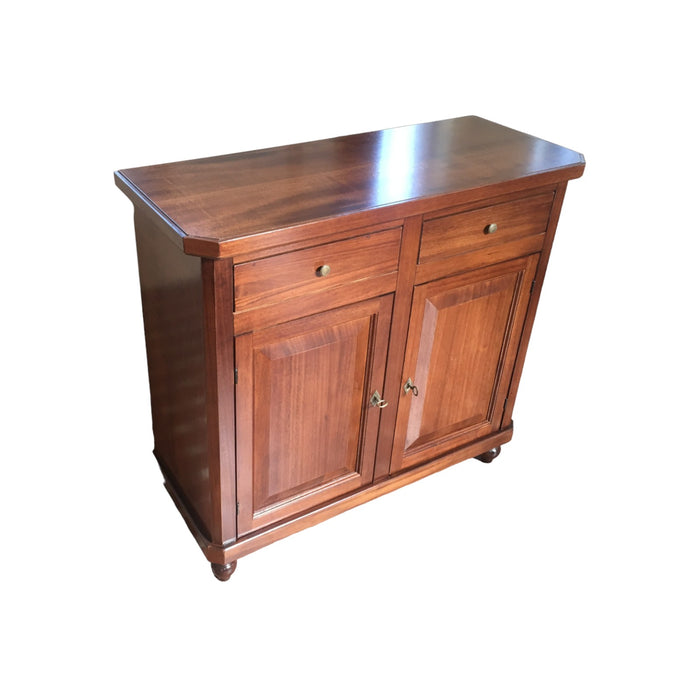Madia credenza napoletana in legno 2 ante tinta noce 104x43x98 (511) - Mobili 2G