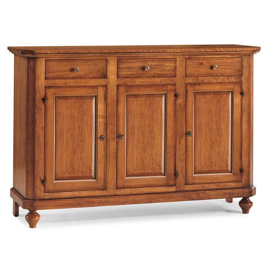 Madia credenza napoletana in legno 3 ante elite 150x43x98