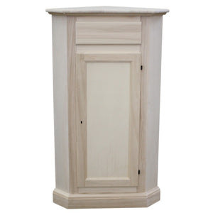 Mobile ad angolo 1 anta legno tinta noce bassano 54x54x130 (5010) - Mobili 2G