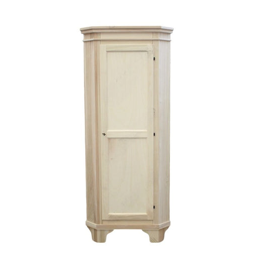 Mobile angolo cantonale classico in legno 1 porta grezzo l.58x58x83 h.198 (808) - Mobili 2G