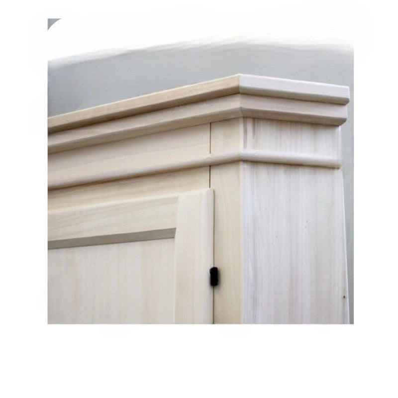 Mobile angolo cantonale classico in legno 1 porta grezzo l.58x58x83 h.198 (808) - Mobili 2G