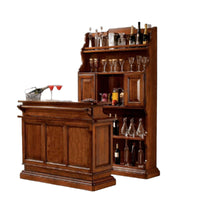 Mobile bar classico arte povera  in legno di pioppo tinta noce