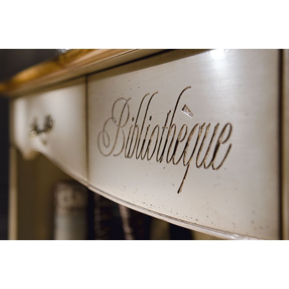 Mobile bar legno portabottiglie shabby 120x35x82