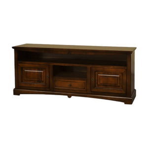 Mobile porta tv goccia classico legno tinta noce 170x46x69 - Mobili 2G