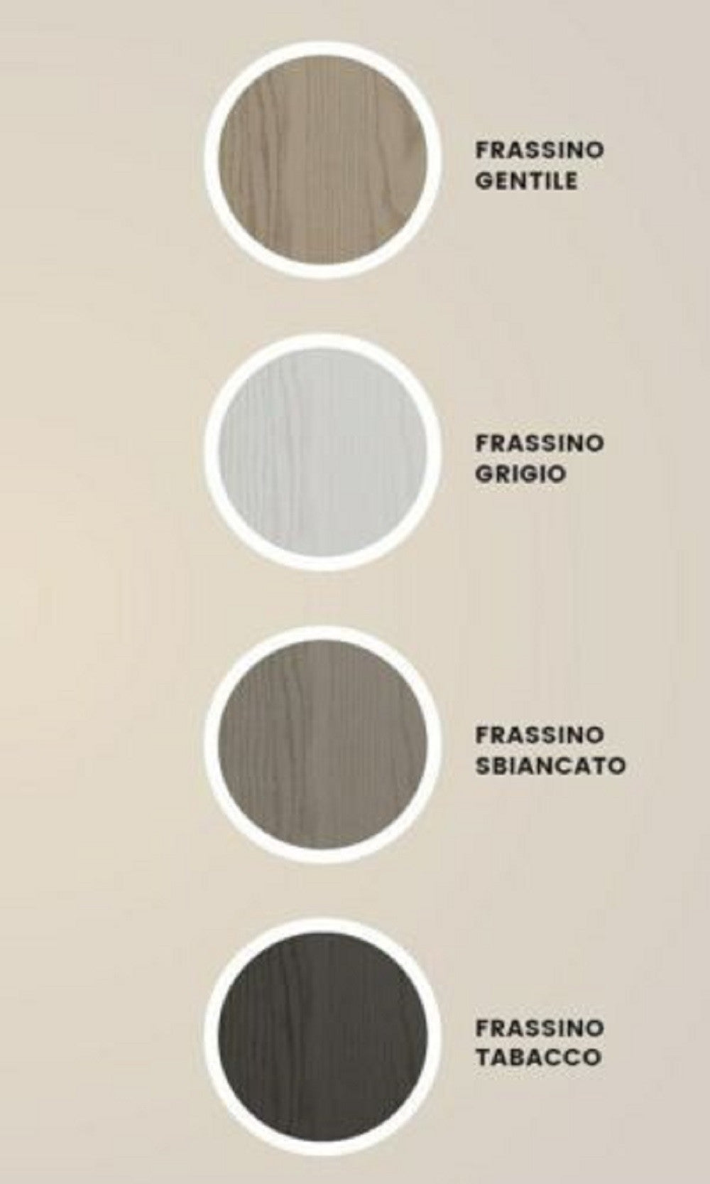 Mobile porta tv in legno con 2 vetrine in frassino