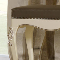 Panchetta classica in legno laccato bianco l.60 p.50 h.54 - Mobili 2G