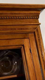 Parete attrezzata in legno noce bassano l.230 p.57 h. 235