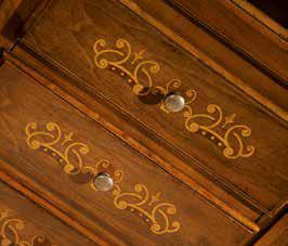 Parete attrezzata porta tv in legno bassano l.298 p.56 h.237