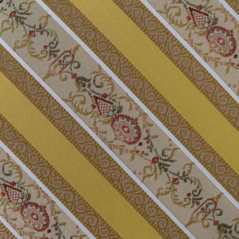 Poggiapiedi imbottito tessuto giallo legno shabby bianco 30x20x10 - Mobili 2G