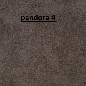 Poltrona imbottita ecopelle in legno tinta noce l.65 p.54 h.108