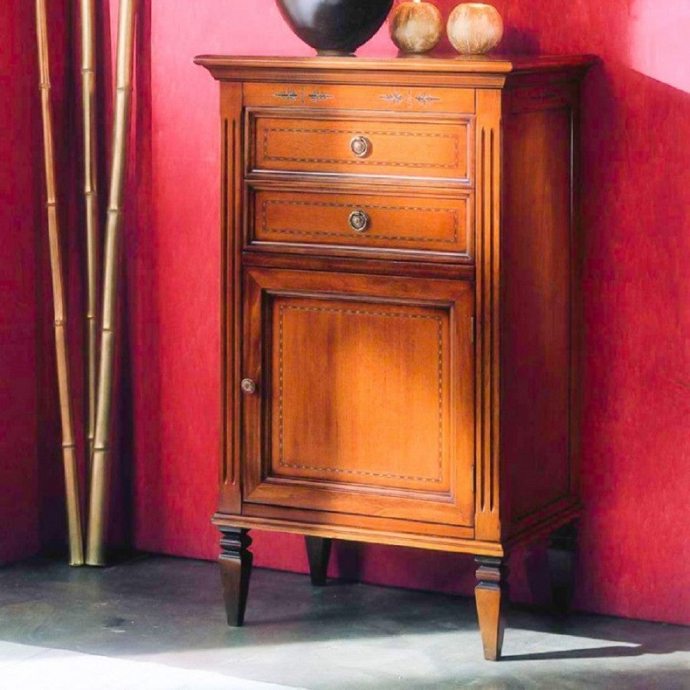 Porta telefono in legno 1 porta finitura bassano l.60 p.41 h.100 - Mobili 2G