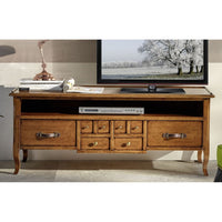 Porta tv 1 cassetto classico legno bassano 135x45x54