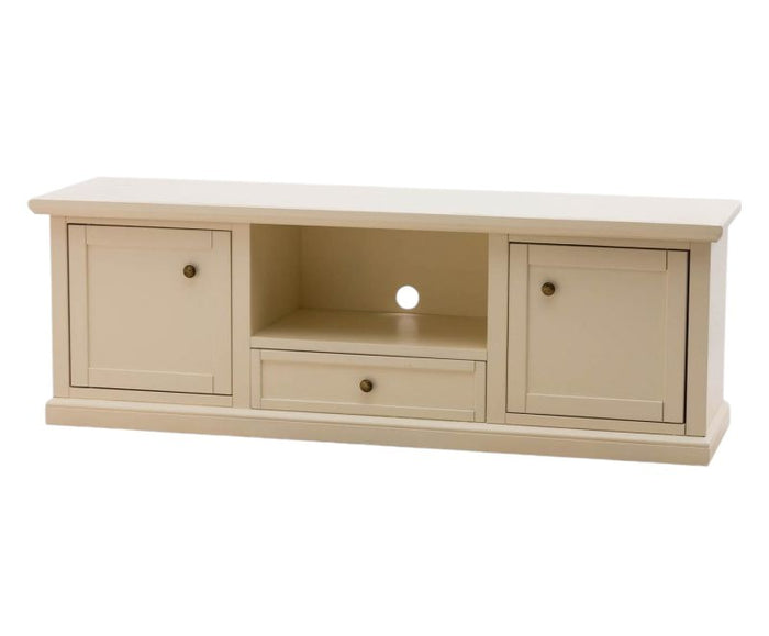 Porta tv 2 ante legno shabby avorio 160x46x56 - Mobili 2G
