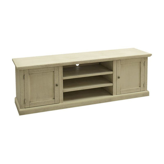 Porta tv 2 ante legno shabby avorio anticato 160x46x56 - Mobili 2G