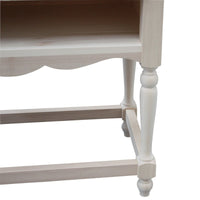 Porta tv 2 cassetti 1 vano a giorno legno grezzo 84x48x75 - Mobili 2G