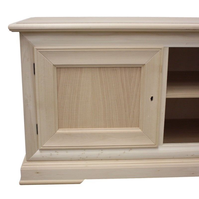 Porta tv 2 porte 1 vano a giorno legno grezzo 162x51x61 - Mobili 2G