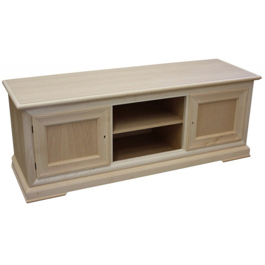 Porta tv 2 porte 1 vano a giorno legno grezzo 162x51x61 - Mobili 2G