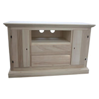 Porta tv 2 porte 2 cassetti legno grezzo 110x45x68 (5001) - Mobili 2G