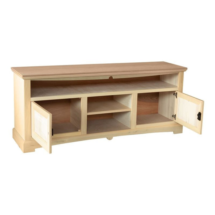 Porta tv 2 porte 3 vani a giorno legno grezzo 170x46x69 - Mobili 2G