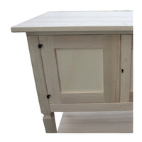 Porta tv 2 porte in legno arte povera grezzo l.75 p.45 h.85 (704) - Mobili 2G