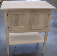 Porta tv 2 porte in legno arte povera grezzo l.75 p.45 h.85 (704) - Mobili 2G