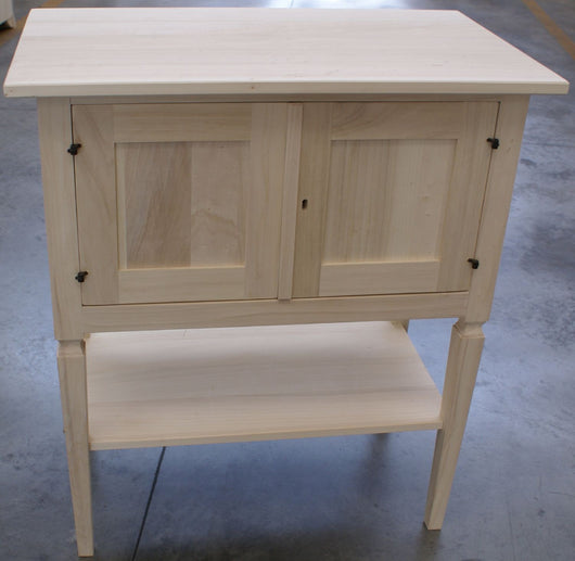 Porta tv 2 porte in legno arte povera grezzo l.75 p.45 h.85 (704) - Mobili 2G