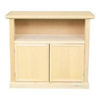 Porta tv 2 porte legno grezzo 84x40,5x75 - Mobili 2G