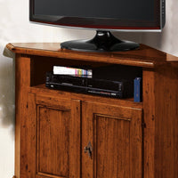 Porta tv ad angolo in legno massello arte povera 73x73 (927) - Mobili 2G
