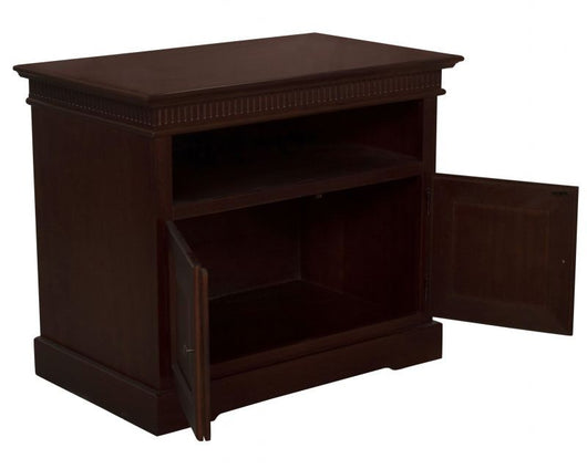 Porta tv arte povera 2 porte in legno tinta noce scuro l.89 p.54 h.74 - Mobili 2G