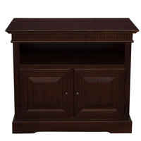 Porta tv arte povera 2 porte in legno tinta noce scuro l.89 p.54 h.74 - Mobili 2G