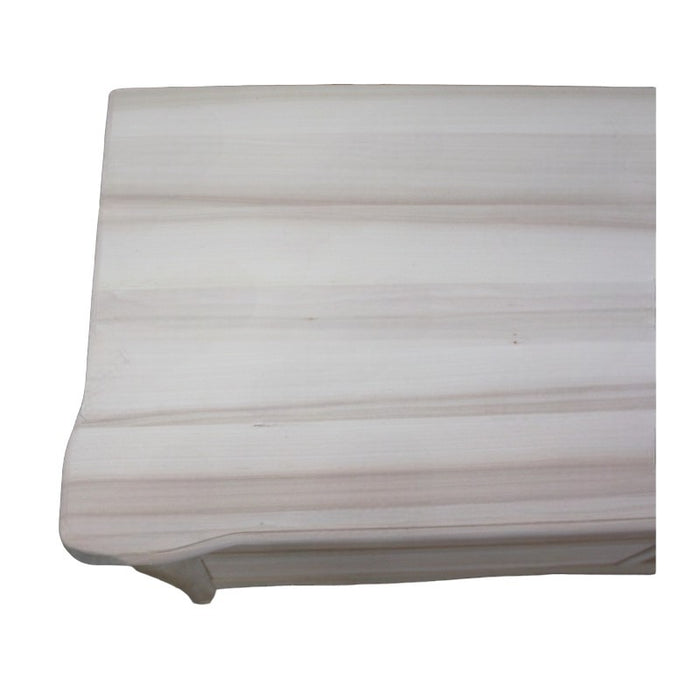 Porta tv  classico in legno bombato 4 cassetti grezzo l.182 p.50 h.61 (3026) - Mobili 2G