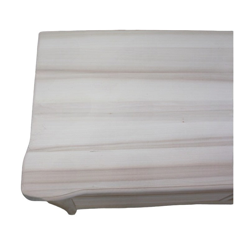 Porta tv  classico in legno bombato 4 cassetti grezzo l.182 p.50 h.61 (3026) - Mobili 2G