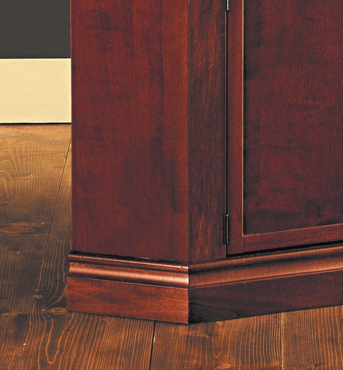 Porta tv in legno arte povera ad angolo tinta noce 72x63xh80 (376) - Mobili 2G