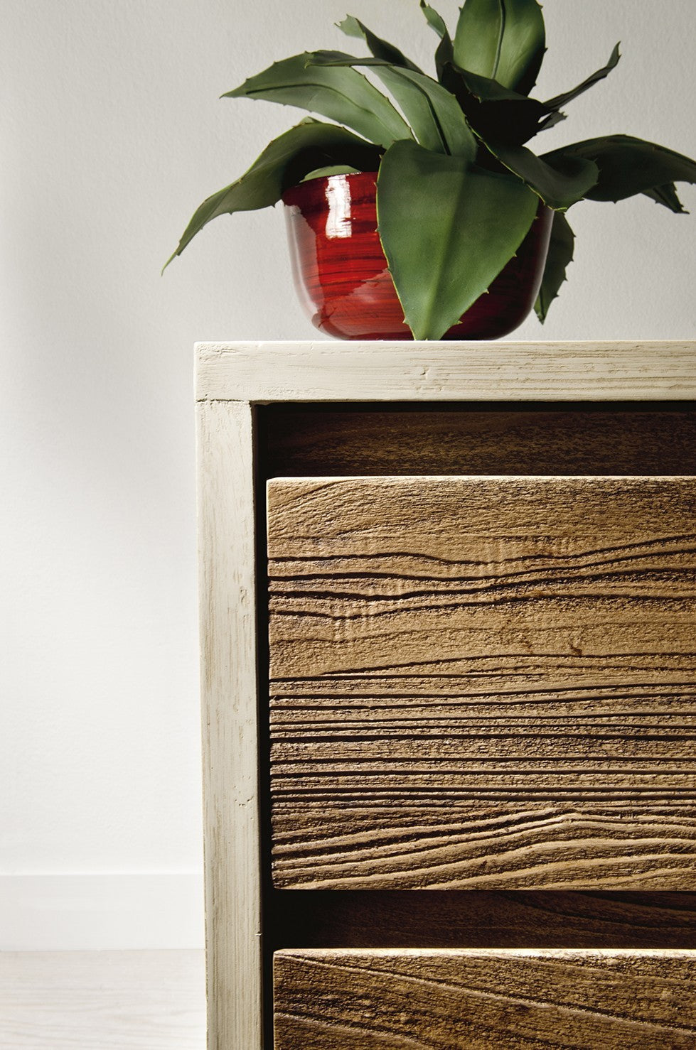 Porta tv  in legno massello shabby laccato 2 cassetti 130x54 55