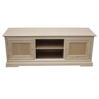 Porta tv in legno shabby 2 porte bianco 162x51x61 (3128) - Mobili 2G