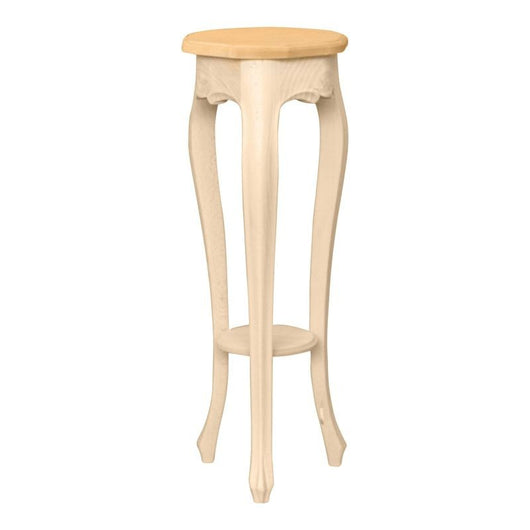 Porta vaso legno massello grezzo 28x28x75 - Mobili 2G