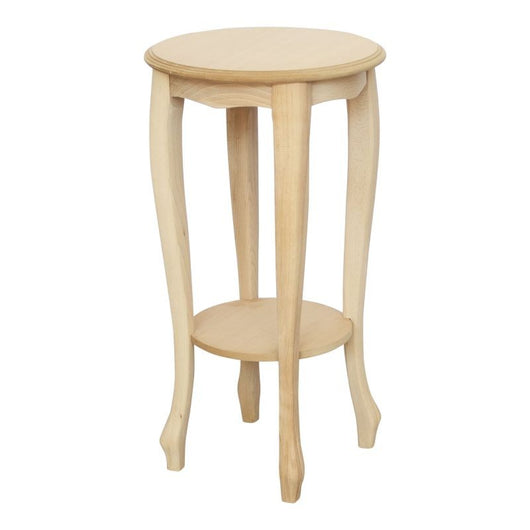 Porta vaso legno massello grezzo 38x38x70 - Mobili 2G