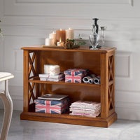 Retrodivano libreria classico in legno bassano 100x38x81 - Mobili 2G