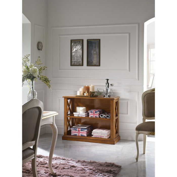 Retrodivano libreria classico in legno bassano 100x38x81 - Mobili 2G