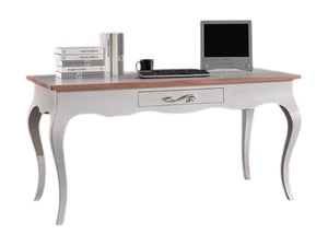 Scrivania 1 cassetto legno bianco bicolore 160x75x80 (170) - Mobili 2G