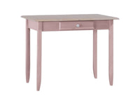 Scrivania 1 cassetto legno laccato rosa 99x61x80 (2220) - Mobili 2G