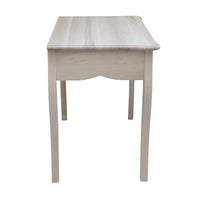 Scrivania 2 cassetti classica legno massello grezzo l.101 p.62 h.82 - Mobili 2G